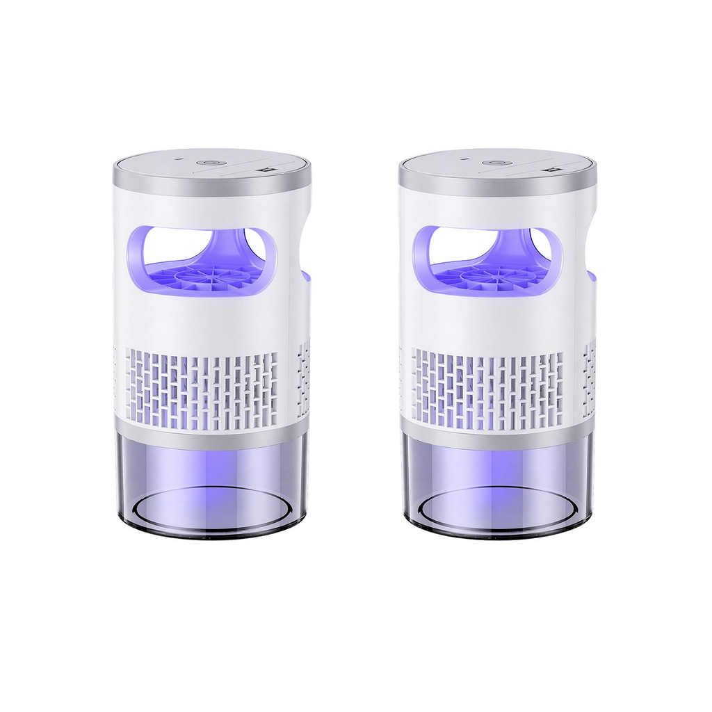 Gainstarx Indoor Flying Insect Trap with UV Light and Suction Fan, Plug-In Bug Catcher for Home, Kitchen, Bedroom and Office