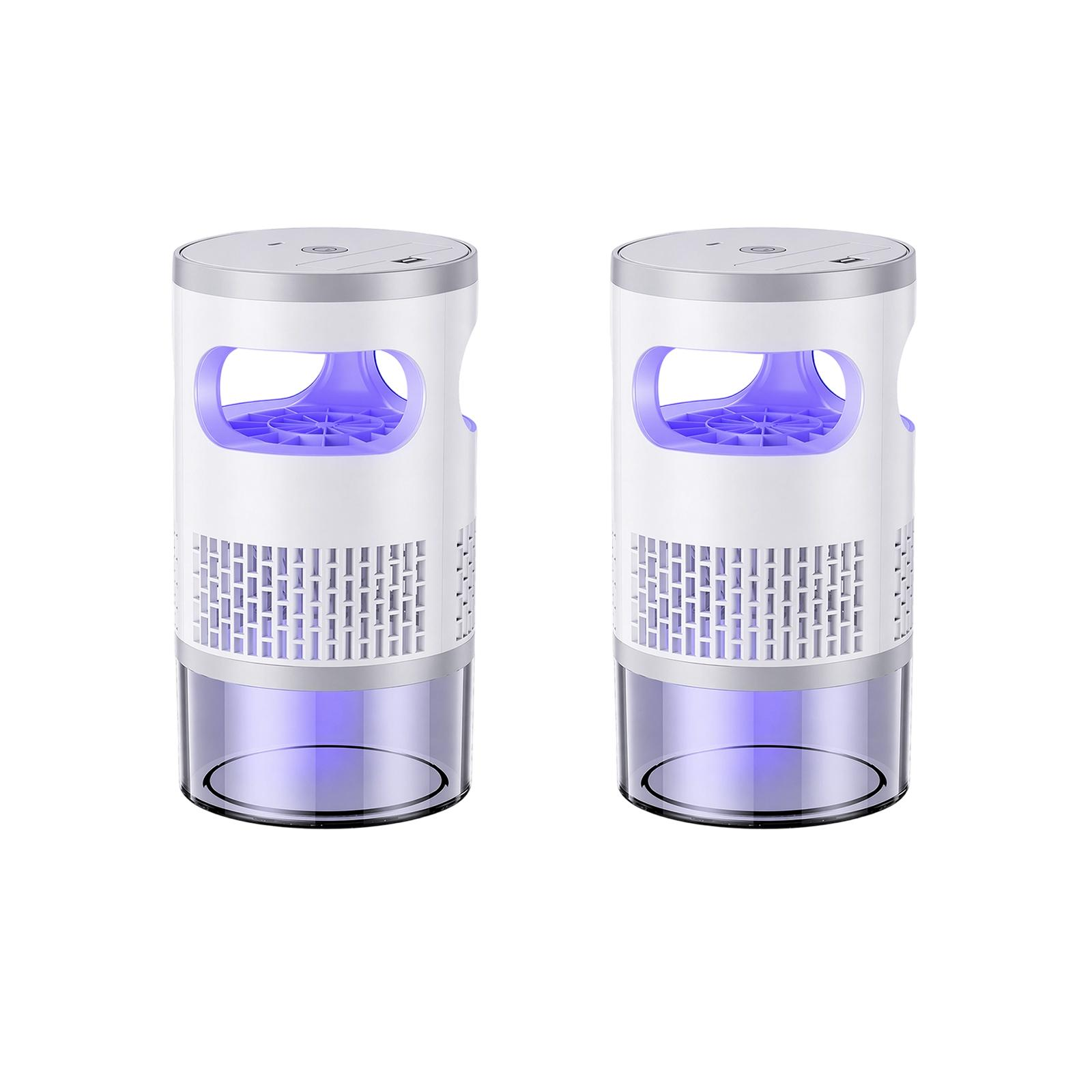 Gainstarx Indoor Flying Insect Trap with UV Light and Suction Fan, Plug-In Bug Catcher for Home, Kitchen, Bedroom and Office