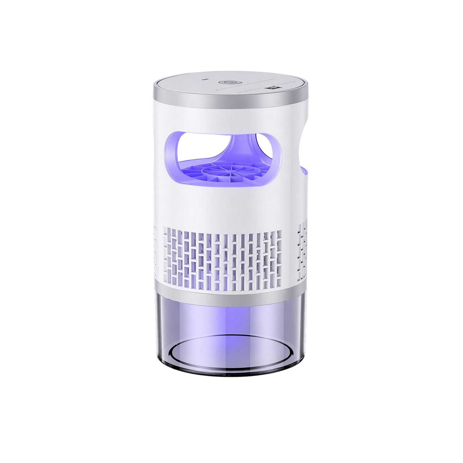 Gainstarx Indoor Flying Insect Trap with UV Light and Suction Fan, Plug-In Bug Catcher for Home, Kitchen, Bedroom and Office