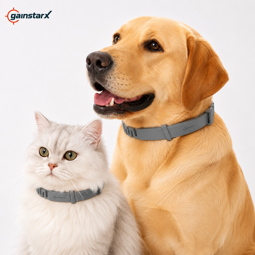 Gainstarx Non-Customized Adjustable Dog Collar - Natural Essential Oil Blend, Fresh Scent, Lightweight Comfort, Insect Repellent - Universal for Large Dogs Over 18 lbs, Home Use & Outdoor Walks, Outdoor Time