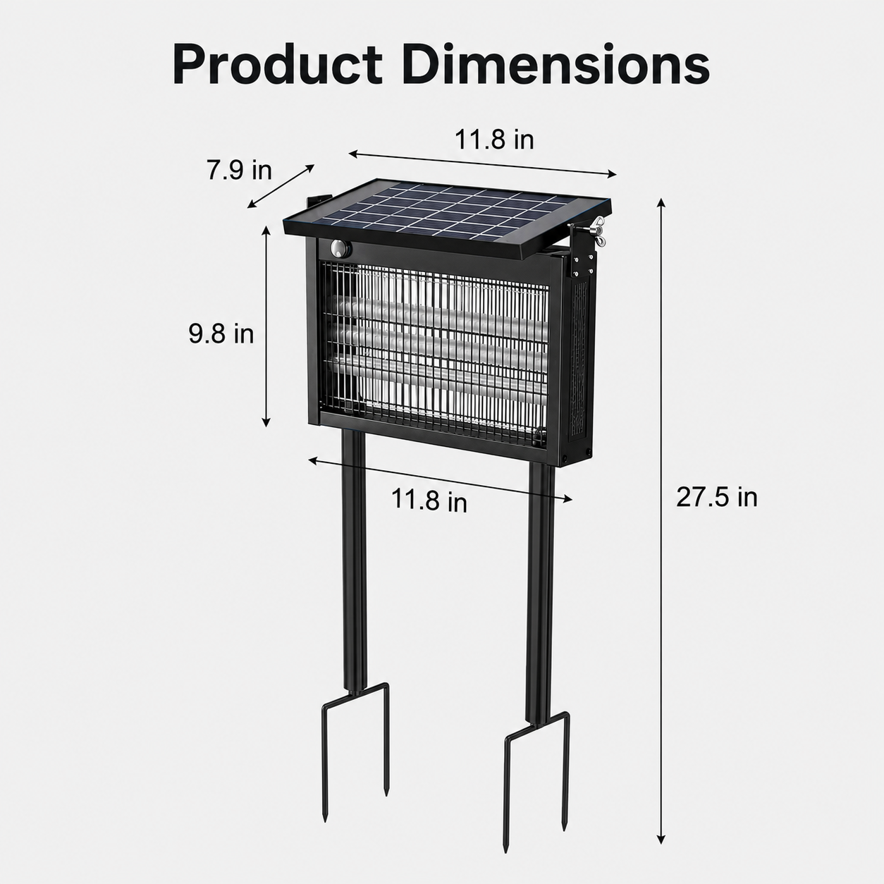 Gainstarx Solar Bug Zapper Outdoor