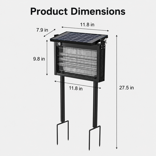 Gainstarx Solar Bug Zapper Outdoor